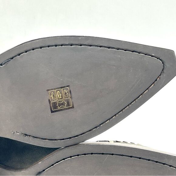 ZADIG & VOLTAIRE Womens 40 Cara Studded Western Boot Khaki Suede Leather Boots - Picture 11 of 16